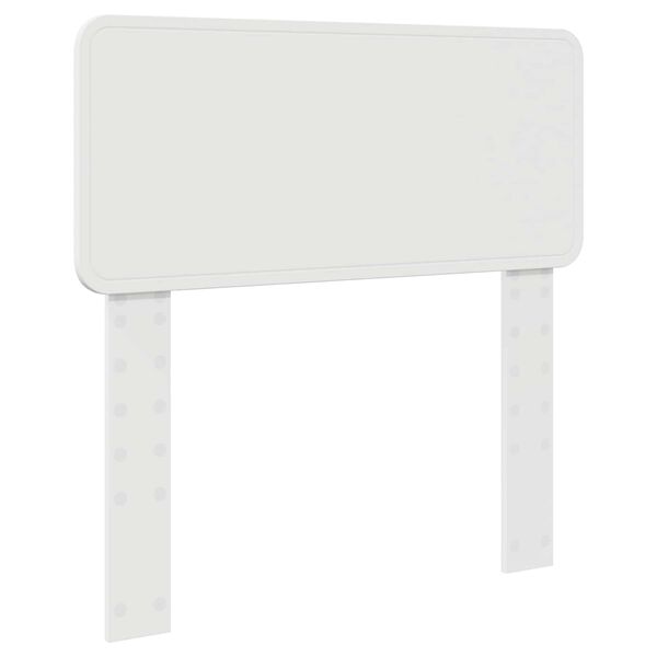 vidaXL T&ecirc;te de lit Blanc 75 cm Bois d'ing&eacute;nierie