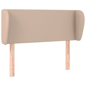 vidaXL T&ecirc;te de lit avec oreilles Cappuccino 83x23x78/88 cm Similicuir