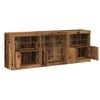vidaXL Buffet LED Bois ancien 181,5 x 37 x 67 cm Bois d'ing&eacute;nierie