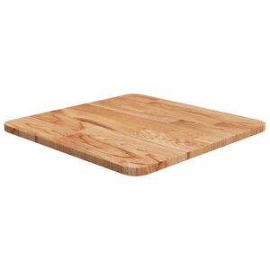 vidaXL Dessus de table carr&eacute; Marron clair40x40x1,5cm Bois ch&ecirc;ne trait&eacute;