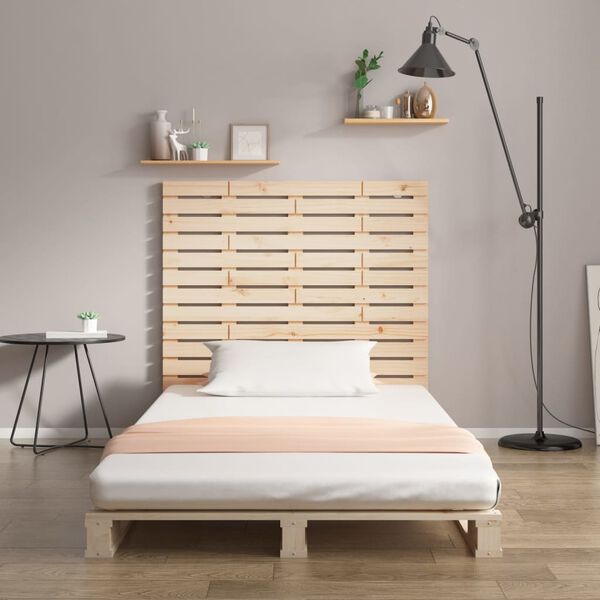 vidaXL Tête de lit murale 81x3x91,5 cm Bois massif de pin