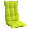 vidaXL Coussins de chaise &agrave; dossier haut lot de 6 vert vif