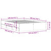 vidaXL Cadre de lit avec tiroirs sans matelas blanc 120x190 cm