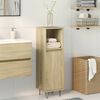 vidaXL Armoire salle de bain chêne sonoma 30x30x100 cm