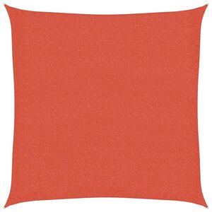 vidaXL Voile d'ombrage 160 g/m&sup2; carr&eacute; terre cuite 2,5x2,5 m PEHD