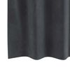 vidaXL Rideaux occultants 2 pcs Gris clair 140 x 225 cm Velours