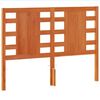 vidaXL T&ecirc;te de lit cire marron 135 cm bois massif de pin