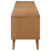 vidaXL Meuble TV MOLDE Marron 158x40x49 cm Bois de pin massif