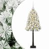 vidaXL Sapin de No&euml;l artificiel articul&eacute; avec boules 120 cm 150 LED