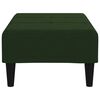 vidaXL Repose-pied Vert fonc&eacute; 78x56x32 cm Velours