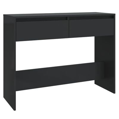 vidaXL Table console Noir 100x35x76,5 cm Aggloméré