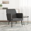 vidaXL Fauteuil Gris 61x78x80 cm Similicuir