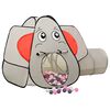vidaXL Tente de jeu pour enfants 250 balles Éléphant Gris 174x86x101cm