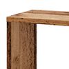 vidaXL Étagère d'angle murale vieux bois 45x45x147cm bois d'ingénierie