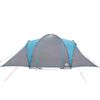 vidaXL Tente familiale &agrave; d&ocirc;me 6 personnes bleu imperm&eacute;able