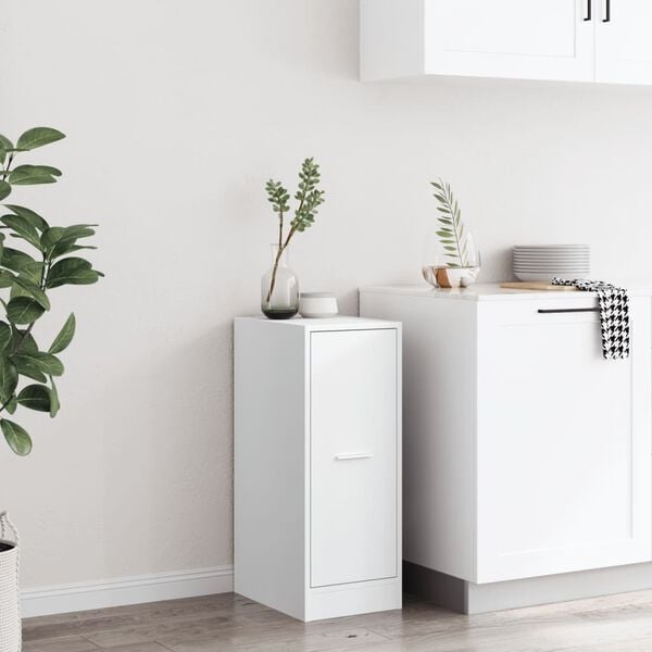 vidaXL Armoire d'apothicaire blanche 30 x 41 x 77,5 cm Bois d'ingénierie