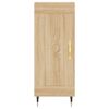 vidaXL Buffet Ch&ecirc;ne sonoma 34,5x34x90 cm Bois d'ing&eacute;nierie