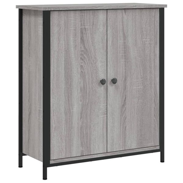 vidaXL Buffet sonoma gris 70x30x80 cm bois d'ingénierie