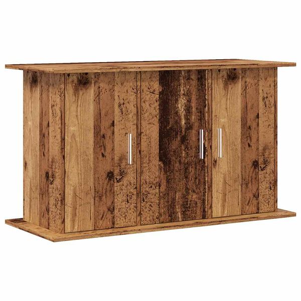 vidaXL Support pour aquarium vieux bois 101x41x58 cm bois d'ing&eacute;nierie