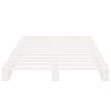 vidaXL Lit de palette sans matelas blanc bois massif