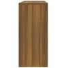 vidaXL Table console ch&ecirc;ne marron 100x35x76,5 cm bois d'ing&eacute;nierie