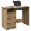 vidaXL Bureau ch&ecirc;ne artisanal 102x50x75 cm bois d'ing&eacute;nierie
