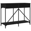 vidaXL Table console noir 100x39x78,5 cm bois d'ing&eacute;nierie