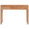 vidaXL Table console 110x35x75 cm bois de teck solide