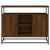 vidaXL Buffet ch&ecirc;ne marron 100x35x80 cm bois d'ing&eacute;nierie