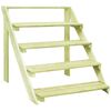 vidaXL Support de jardini&egrave;re 80x80x80 cm Bois de pin impr&eacute;gn&eacute;