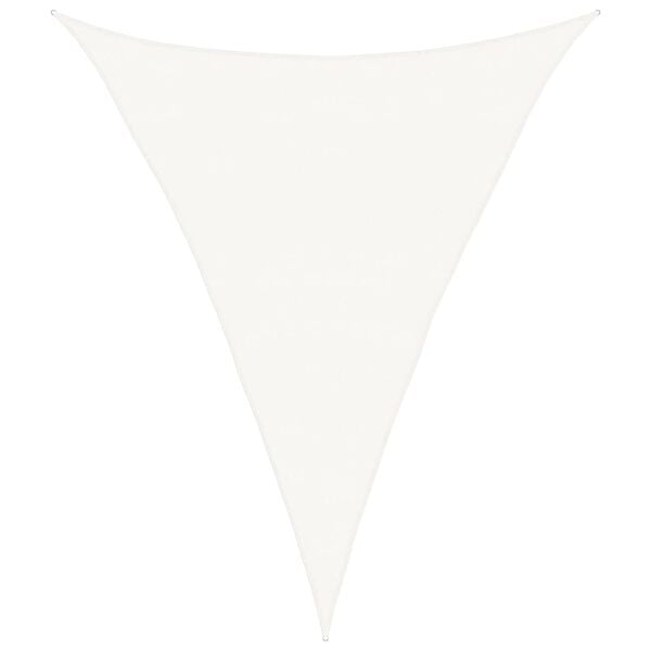 vidaXL Voile d'ombrage 160 g/m&sup2; Blanc 5x7x7 m PEHD