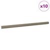 vidaXL Nez de marche 10 pc Champagne 67 x 3 x 2 cm Aluminium