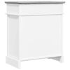 vidaXL Armoire &agrave; chaussures Gris 50 x 28 x 58 cm Bois de Paulownia