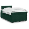 vidaXL Sommier &agrave; lattes de lit avec matelas vert fonc&eacute; 120x190 cm