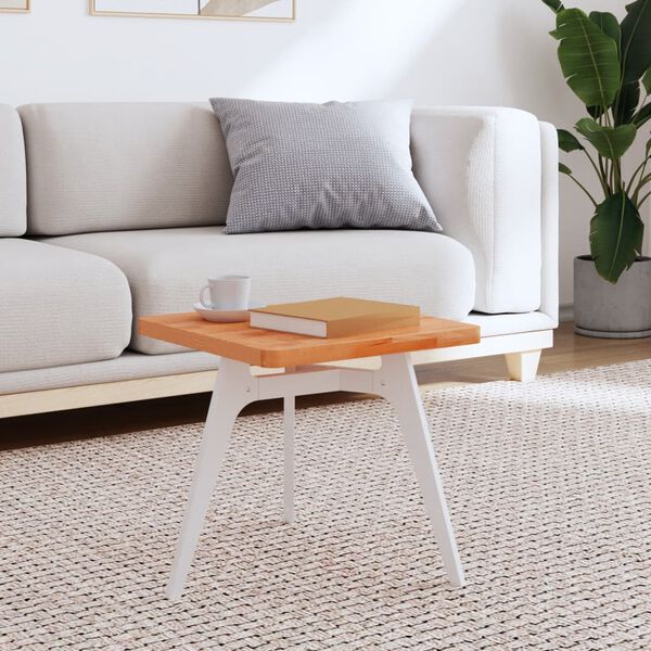 vidaXL Dessus de table 40x40x2,5 cm carr&eacute; bois massif de h&ecirc;tre