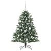 vidaXL Sapin de Noël artificiel avec 150 LED Vert 85 x 85 x 120 cm
