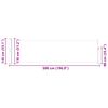 vidaXL Auvent latéral rétractable de patio 140x500 cm Noir