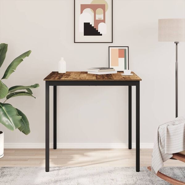 vidaXL Table de bar debout Bois d'ing&eacute;nierie