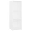 vidaXL Meubles TV 3 pcs Blanc 107x35x37 cm Bois d'ingénierie