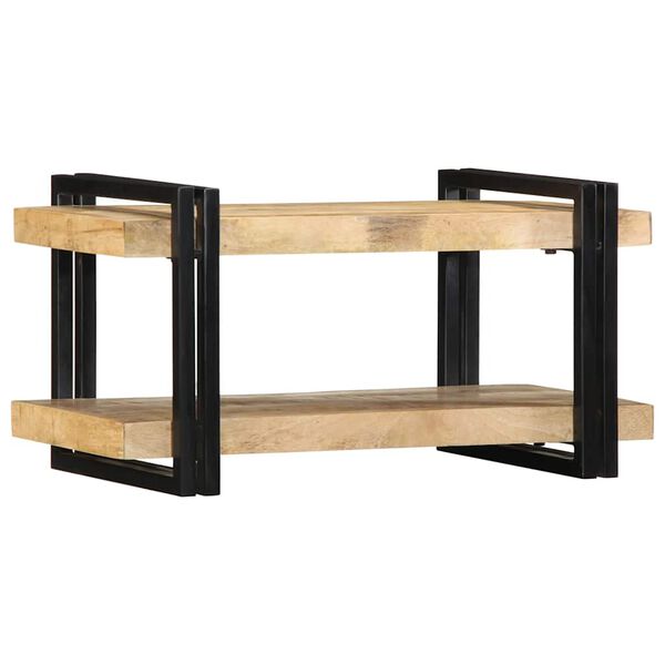 vidaXL Étagère murale 70x33x35 cm bois de manguier massif brut