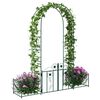 vidaXL Arche de jardin avec verrouillage Vert 203 x 50 x 218 cm