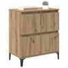 vidaXL Buffet Ch&ecirc;ne artisanal 60 x 35 x 70 cm Bois d'ing&eacute;nierie et fer