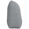 vidaXL Coussin de Dos Gris clair 100 x 24 x 50 cm tissu