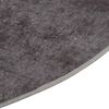 vidaXL Tapis lavable gris &Oslash; 200 cm