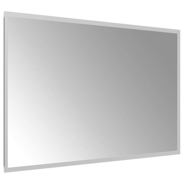vidaXL Miroir de salle de bain &agrave; LED 80x50 cm