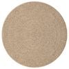 vidaXL Tapis ZIZUR &Oslash; 200 cm aspect de jute int&eacute;rieur et ext&eacute;rieur
