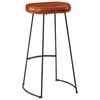 vidaXL Ensemble de bar 5 pcs bois de manguier brut massif et m&eacute;tal