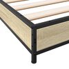 vidaXL Cadre de lit sans matelas chêne sonoma 120x200 cm