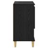 vidaXL Buffet Ch&ecirc;ne noir 35 x 60 x 70 cm Bois d'ing&eacute;nierie