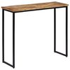 vidaXL Table console Teck recyclé massif 90 x 30 x 76 cm